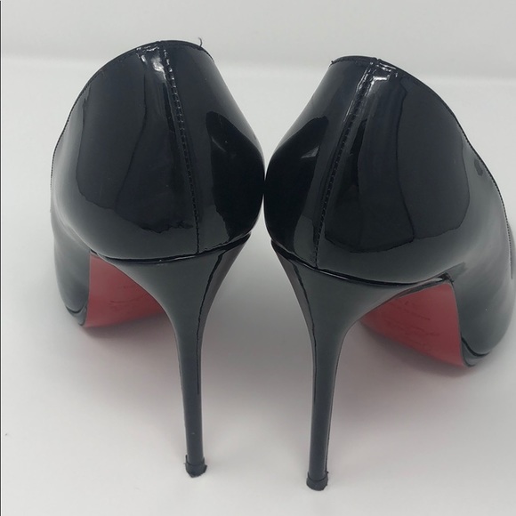 💯 Authentic Christian Louboutin Filo black patent leather pumps - Picture 2 of 9